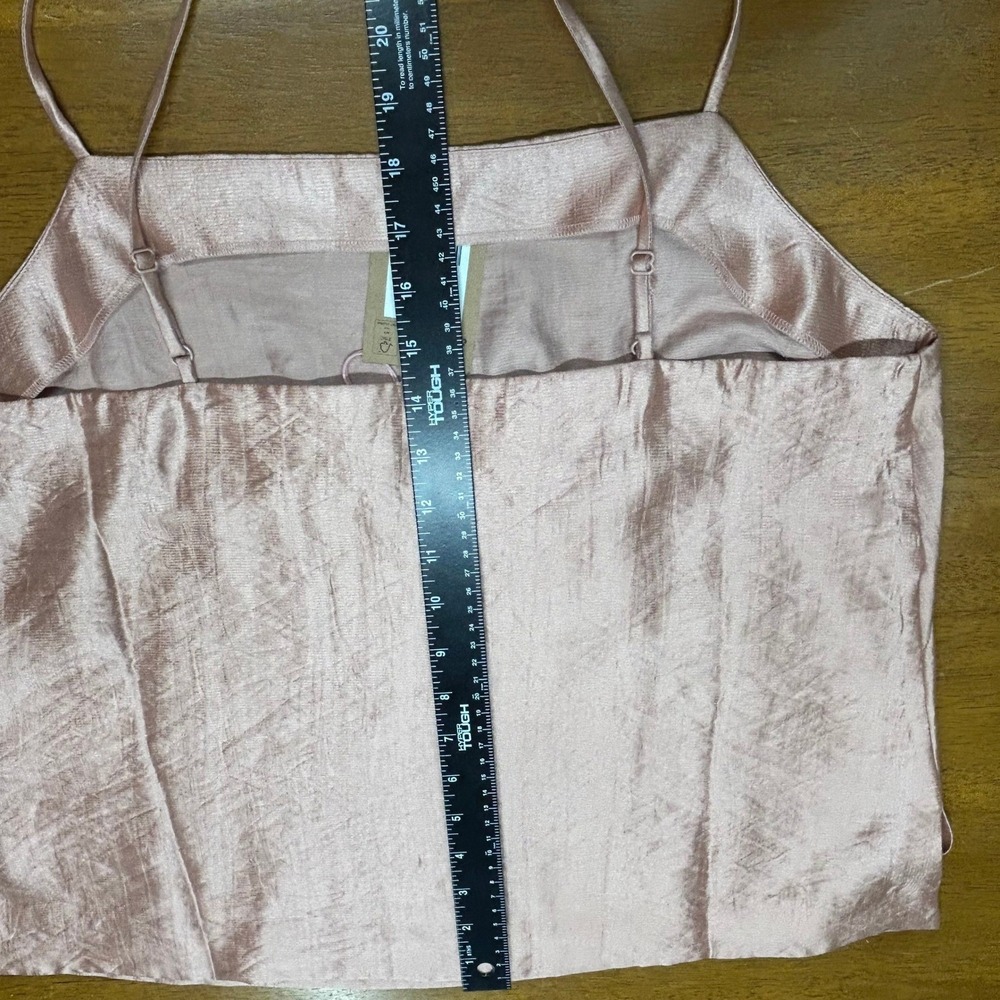 Boden US 6 Longerline Cami NWT Pink Coral Sateen Camisole T1292 - Picture 7 of 11
